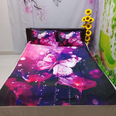 জাদুকরী ডিজাইনের 3D বেডশিট-Water proof