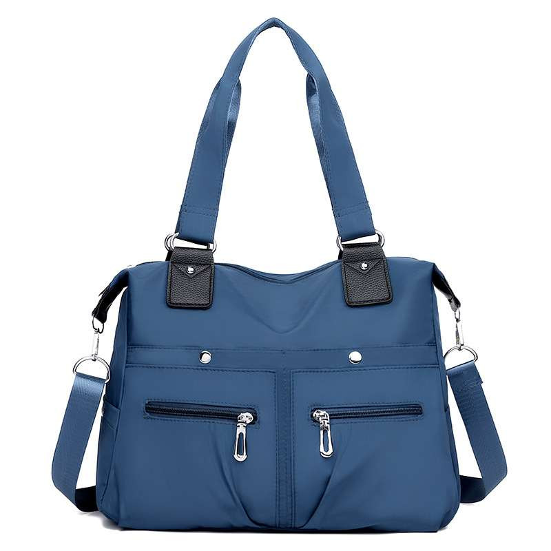 Women's Hand Bag Solid ( Blue colour )