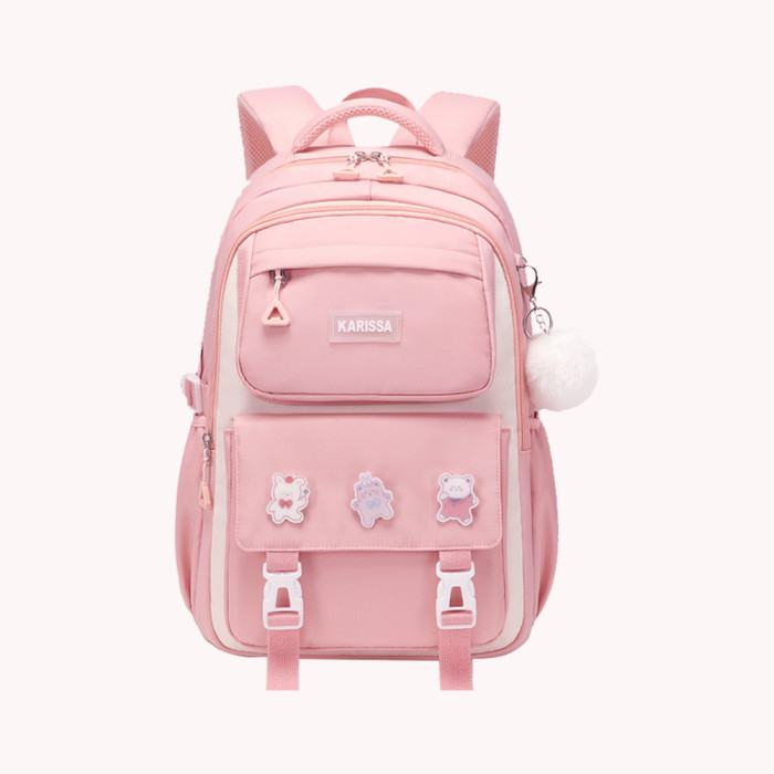 Kids Backpack Children School Bags for Girls (pink)